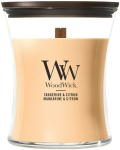 K&uuml;&uuml;nal, l&otilde;hna WoodWick Tangerine & Citron, 50 - 65 h, 275 g, oranž v.