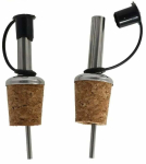 Pudelikork, komplekt Kitchen&GO, 9 cm, pruun v./h&otilde;be v., 2 tk