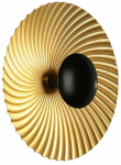 Valgusti seinale Light Prestige Sola LP-0105/1W GD, G9, 1 x 5 W, must v. / kuldne v., 25 x 25 cm