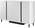 Konsoollaud Kalune Design Paris, valge v., 32 cm x 127 cm x 80 cm