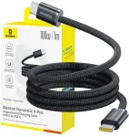 Juhe Baseus Dynamic 4 Pro P10385200111-00, USB Type C, 100 cm, must v., 100 W
