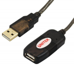 Juhe Unitek USB / USB USB 2.0 A male, USB 2.0 A female, 20 m, must v.