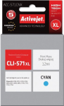 Tindiprinteri kassett ActiveJet Supreme ACC-571CNX, sinine v., 12 ml