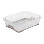 Hoiukorv, esemete hoidmiseks Keeeper 10369, l&auml;bipaistev/hall, 20 x 16 x 7 cm
