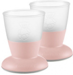 Laste kruus BabyBjorn Baby Cup, 8 kuud, pol&uuml;prop&uuml;leen (pp), powder pink
