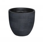 Lillepott Domoletti LT14543B, keraamiline/savi, antratsiit v.