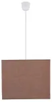 Valgusti rippuv Candellux Basic 31-06110, E27, 1 x 60 W, pruun v. / valge v., 24 x 30 cm