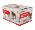 Koera treeningmatt Flamingo Puppy Training Pads Pady, M, 60 cm x 45 cm, 100 tk valge v. / helesinine v.