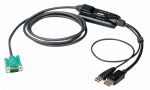 Adapter Aten DisplayPort male, VGA male, 1.8 m, must v.