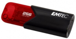 USB m&auml;lupulk Emtec Click Easy ECMMD256GB113, must v., 256 GB