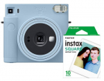 Kiirkaamera Fujifilm Square Instax Square SQ1 Glacier Blue + Instax Square 10pcs, sinine v.