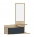 Seinakapp Kalune Design Rozella, antratsiit v./tamm v., 31.3 cm x 60 cm x 90 cm