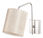 Valgusti seinale Opviq Ve 6001, E27, 1 x 40 W, nikkel v.