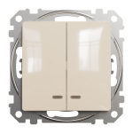 L&uuml;liti Schneider Electric Sedna Design SDD112105L, 2 sl., beež v.