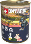 M&auml;rg koeratoit Ontario Chicken Pate With Spirulina, kanaliha, 0.8 kg