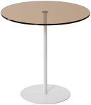Kohvilaud Kalune Design Chill-Out, valge v./pronksiv&auml;rvi v., 50 cm x 50 cm x 50 cm