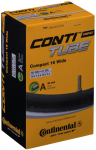 Jalgrattarehvi sisekumm Continental Compact Wide 0181131, kumm, must, 16", 1.9"