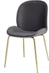 Toolide komplekt Kayoom Charlize 110 B56EP, hall v./messingi v., 59 cm x 47 cm x 87 cm, 2 tk