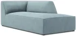Diivan Micadoni Home Ruby Corduroy Chaise Longue, helesinine v., parem, 181 x 93 cm x 69 cm