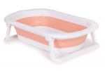 Kokkupandav beebivann EcoToys Travel HA-B27, valge v./roosa v., 81 cm