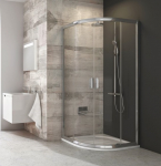 Du&scaron;ikabiin Ravak Blix BLCP4-90, pool&uuml;mar, aluseta, 90 cm x 90 cm x 190 cm