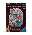 Puidust pusle Ravensburger Lovely Cat, 150 tk, mitmev&auml;rviline