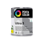V&auml;rvi alus Pentacolor Ultra 3, emulsiooni-, t&auml;ismatt, 1 l