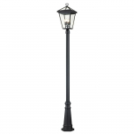 Vabalt seisev v&auml;lisvalgusti Quintiesse Alford, 40W, E14, IP44, must v., 30.5 cm x 250 cm