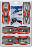 Tangide komplekt Knipex Precision Circlip, 00 20 04 SB, 8 tk