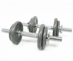 Raskuste ja kangide komplekt Tomaz Sport Steel Power, 20 kg