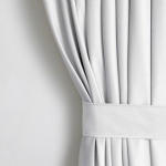 &Ouml;&ouml;kardin Restilo Velvet, valge v., 140 cm x 270 cm