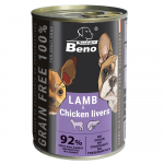 M&auml;rg koeratoit Certech Super Beno Lamb & Chicken Livers, 0.415 kg