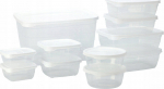 Toiduainekarbi komplekt Excellent Houseware, l&auml;bipaistev v./valge v., 11 tk