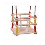 Rippkiik lastele, 30 cm, 24 cm, kollane v./puidu v./punane v.