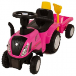 T&otilde;uketraktor, koos tarvikutega BabyTrold New Holland, roosa v.