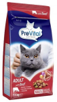 Kuiv kassitoit PreVital Adult, veiseliha, 1.4 kg