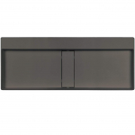 Vannitoa kraanikauss Deante Blur, graniit, 100 cm x 40 cm x 12 cm, antratsiit v.