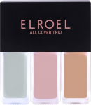 Peitekreem Elroel All Cover Trio Mini, m&uuml;nt (mint) v./roosa v./beež v., 4.5 g