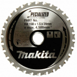 L&otilde;ikeketas Makita B-47064, 150 mm x 1.6 mm x 20 mm