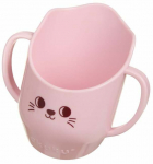 Laste kruus Akuku, 150 ml, 6+ kuud, plastik, roosa v.