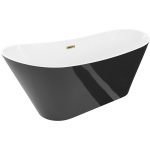Vann, teisaldatav Mexen Dora, 170 cm x 75 cm x 72 cm, ovaalne, kuldne/valge