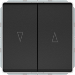 Ruloo l&uuml;liti Vilma ST150, 2 sl., matt must v.