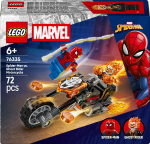 Konstruktor LEGO&reg; Marvel Spider-Man vs. Ghost Rideri mootorratas 76335, 7LEGO&reg; | Marvel Spider-Man pret Ghost Rider uz motocikla 763352 tk