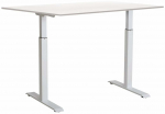 Kirjutuslaud reguleeritava k&otilde;rgusega Sun-Flex EasyDesk Adapt III, valge v.