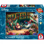 Pusle Schmidt Thomas Kinkade Studios Lilo And Stitch Aloha Christmas 58049, 49.3 cm x 69.3 cm, 1000 tk, mitmev&auml;rviline