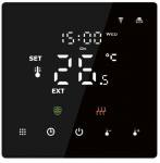Termostaat Feelspot WTH22.16, seinakinnitus, must v., 5 - 35 &deg;C