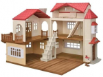 Kahjustatud pakendiga toode. Nukumaja Sylvanian Families Maja punase katusega 5708, mitmev&auml;rviline