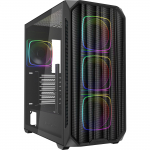 Arvuti korpus Sharkoon AK5M RGB, must v.