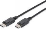 Juhe Digitus DB-340100-020-S Displayport Male, Displayport Male, 2 m, must v.