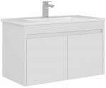 Vannitoakapp valamuga Kalune Design Arno, valge v., 45 cm x 85 cm x 52 cm